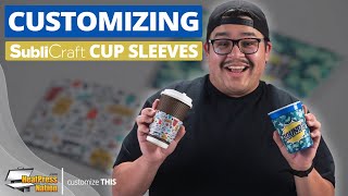 How To Decorate SubliCraft Cup Sleeves [upl. by Natek]