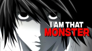 I AM THAT MONSTER  Ls Speech  Death Note EditAMV [upl. by Etteval]