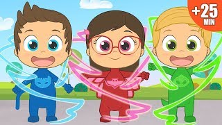 PJ Masks  Song Compilation with Catboy Owlette and Gekko  Learning through Singing and Dancing [upl. by Anaimad]