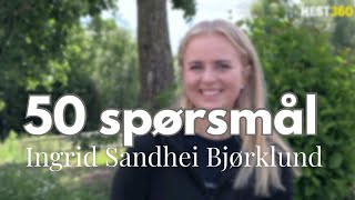 Ingrid Sandhei Bjørklund  50 spørsmål S6E22 [upl. by Josselyn]