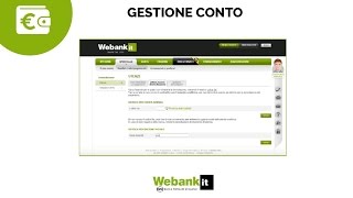 Conto Webank  Come pagare le bollette [upl. by Ellevehs359]