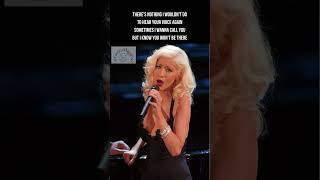 Christina Aguilera  Hurt [upl. by Corabelle941]