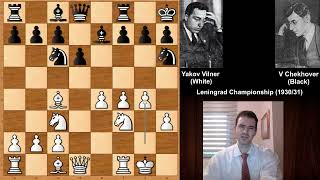 Yakov Vilner vs Vitaly Chekhover  Leningrad 1930 [upl. by Akahc560]