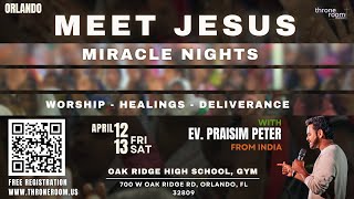 Miracle Night  Orlando FL with Ev Praisim Peter [upl. by Barri]