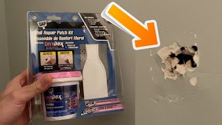 How To Use DAP Wall Repair Patch Kit with DryDex Spackling [upl. by Tierell783]