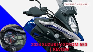 2024 Suzuki VStrom 650  Review 2024 suzukivstrom650 [upl. by Nitsuga708]