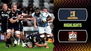 Super Rugby Pacific 2023  Highlanders v Chiefs  Rd 11 Highlights [upl. by Neerehs]