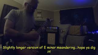 Eminor Meander Gibson LP StandardGenz Benz Amp [upl. by Carvey]