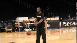 Kobe Bryant shooting before the game [upl. by Lopez]