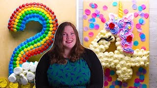 How to Make Number Cakes with Katie  DIY Dessert Recipes and Decorations by So Yummy [upl. by Darelle738]