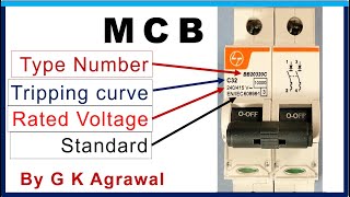 MCB breaker nameplate rating plate  data printed on the MCB [upl. by Neerahs]