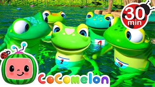 Five Little Speckled Frogs  CoComelon Loops  Nursery Rhymes amp Kids Songs [upl. by Baynebridge]