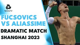 Marton Fucsovics vs Felix AugerAliassime DRAMATIC Match Highlights  Shanghai 2023 [upl. by Mintz]