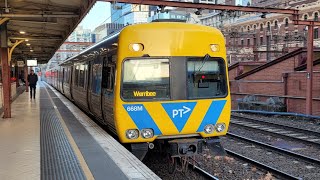 Alstom Comeng from Caulfield to Flinders Street [upl. by Mauralia]