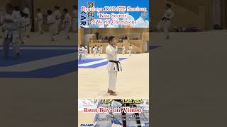 PAIKU by Arata Kinjo Sensei Ryueiryu KARATE Seminar quotKata Secretsquot of World Champions short [upl. by Inalan]