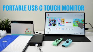 Wimaxit 14quot Portable USBC Touchscreen Monitor Review  My Favorite Portable Monitor [upl. by Anitahs]