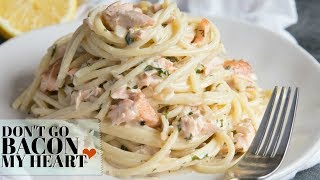 Salmon Pasta in a Creamy Dill Sauce [upl. by Minica700]