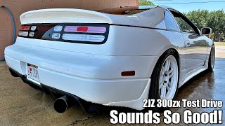 Single Turbo 2JZGTE 300ZX Test Drive🏎️ [upl. by Christiana]