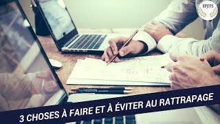 Rattrapage BPJEPS  les 3 choses à faire et à éviter [upl. by Sucam663]