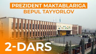 PREZIDENT MAKTABLARIGA MATEMATIKADAN BEPUL TAYYORLOV IMTIHONLARGA TAYYORLANAMIZ   2DARS [upl. by Melisent811]