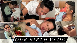 Adorable Reaction  Moments After Birth  BIRTH VLOG  Part 3 [upl. by Lupien]