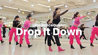 Drop It Down Line Dance l Intermediate l 드랍 잇 다운 라인댄스 l Linedancequeen l Junghye Yoon [upl. by Hunsinger]