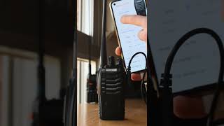 Configure your Baofeng 888s with a smartphone using WALKIE TOOLKIT for Baofeng app [upl. by Otinauj]