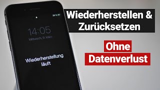 iPhone löschen zurücksetzen und wiederherstellen  ohne Datenverlust Apple ID Passwort amp iTunes [upl. by Sadnac]