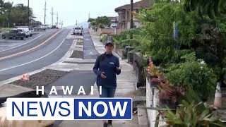 Its very bad Longtime Kahului resident begs county to fix flooding issue following roadwork [upl. by Ollehcram857]