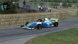 Assetto Corsa F4 car by TATUUS AC Mod in GoodWood Festival Of Speed Hillclimb [upl. by Cyd]