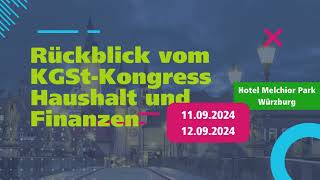 Kongress Haushalt und Finanzen 2024 Rückblick [upl. by Kalbli]