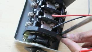 how to make  Change Over Switch Connection  Change Over Switch  Electrical Works Motor [upl. by Henni]