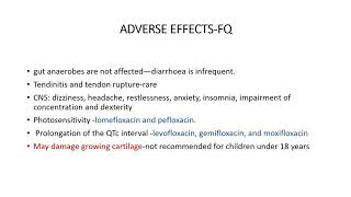 PHARMACOLOGYQUINOLONES REVISION [upl. by Egni]