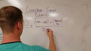 The CockcroftGault Equation How to Estimate Creatinine Clearance [upl. by Melany]