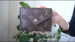 LOUIS VUITTON LV  Victorine Wallet Review 18 Month Update [upl. by Regine]