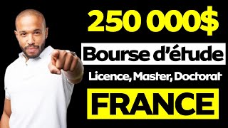 Bourse détude supérieure en France Pour étudiant étranger Financé totalement par létat Français [upl. by Aerdnael]