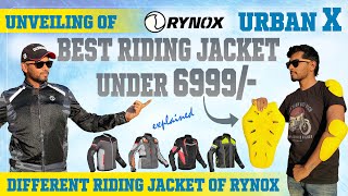 Best Riding jacket under 6999  Rynox Urban X [upl. by Camel]