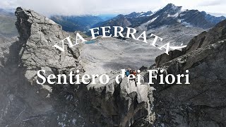 VIA FERRATA SUL PRESENA  Sentiero dei Fiori 3100m [upl. by Gazo]