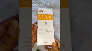 Uv Doux Silicon Sunscreen Gel sunscreen shorts skincaretips [upl. by Reteid]