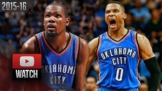 Russell Westbrook amp Kevin Durant Full Highlights at Magic 20151030  91 Pts Total [upl. by Oner223]