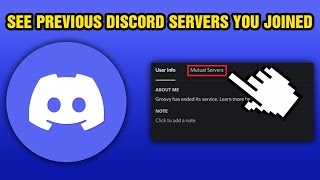 How To See Previous Discord Servers You Joined 2024 [upl. by Hanaj]