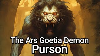 Purson The 20th of the 72 Spirits of Solomon  The Ars Goetia Demon [upl. by Ramon208]