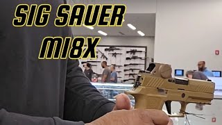 NEW SIG SAUER M18X REVIEW [upl. by Mackler818]