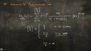 Hermites Polynomial  Sequence and Series  Hermite Differential equations [upl. by Edna]