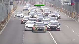 WTCR 2018 Macau  Race 1 [upl. by Ybbil]