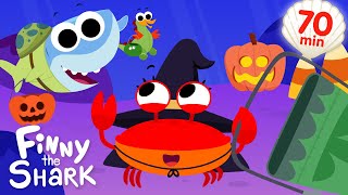 Hello My Friends  More  Kids Halloween Songs Plus Classroom Fun  Finny The Shark [upl. by Erde181]