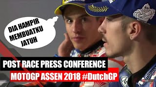 MotoGP Assen 2018  Post Race Press Conference DutchGP [upl. by Verge775]