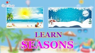 Seasons names for Kids in English  Learn Seasons for ChildrenAll about Seasons Names with Pictures [upl. by Rafaello390]