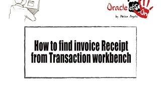 How to find invoice receipt from Transaction workbench in Oracle eBS R12 [upl. by Ynohtnaed]