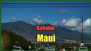 Maui Hawaii Travel Vlog Kahului Town Driving Tour [upl. by Eelyab]